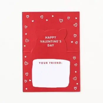 Paper Source Flamingo Straw Valentine Card Kit