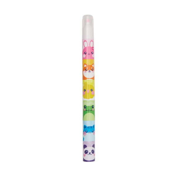 Rainbow Scoops Vanilla Scented Stacking Erasable Crayons by OOLY