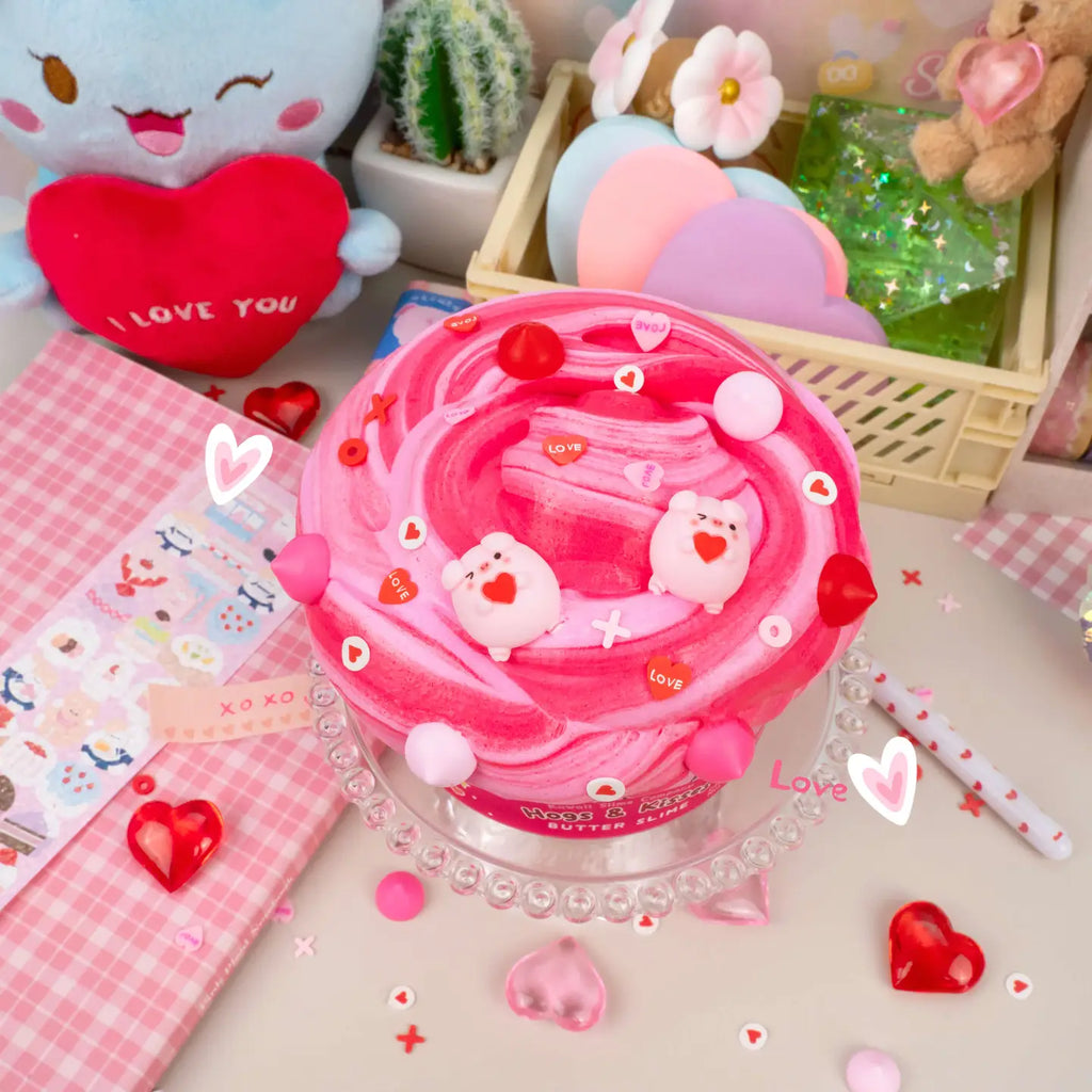 Hogs & Kisses Butter Slime by The Kawaii Company