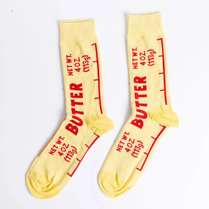 Butter Large Crew Socks by Yellow Owl Workshop