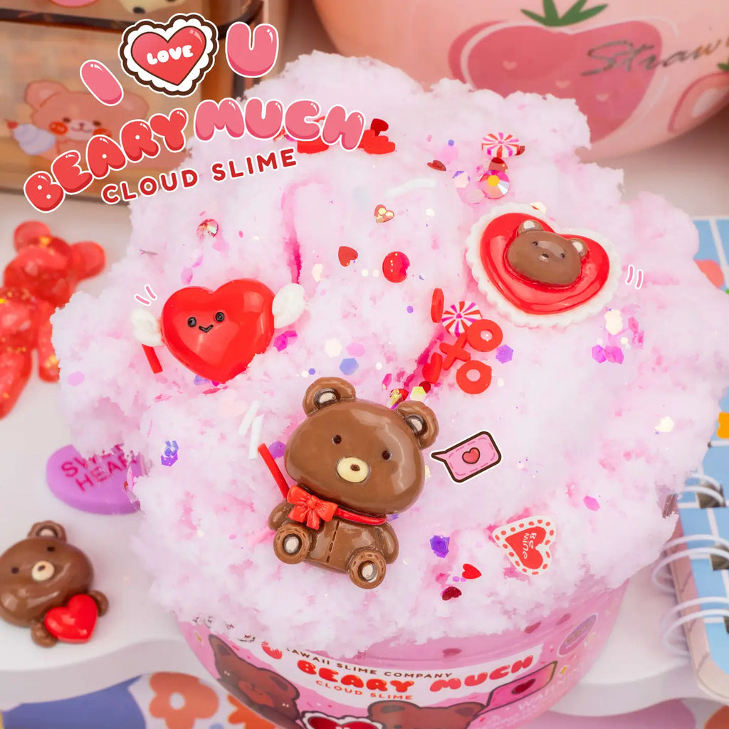 I Love You Beary Much Cloud Slime by The Kawaii Company