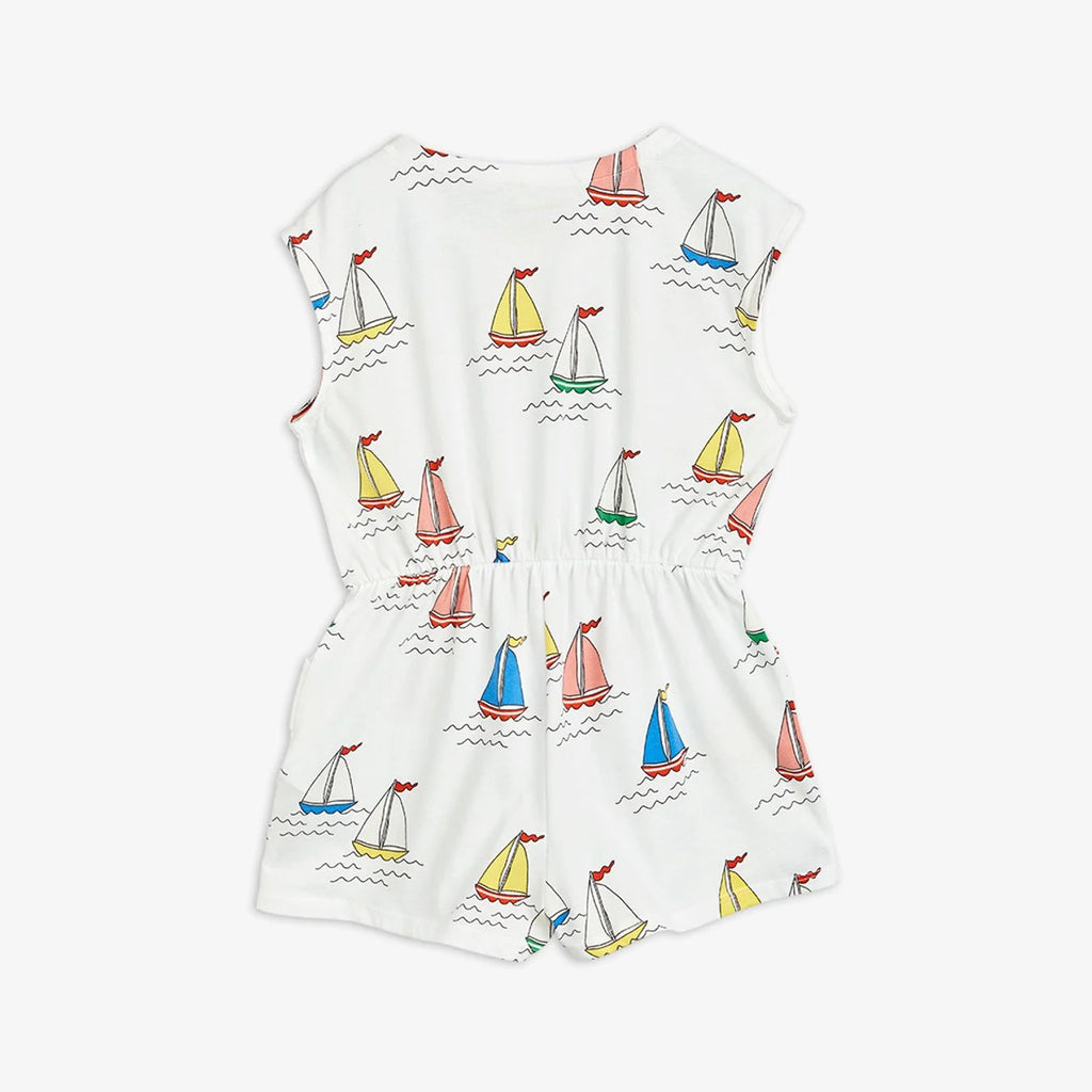 SALE Sailing Boats Playsuit by Mini Rodini