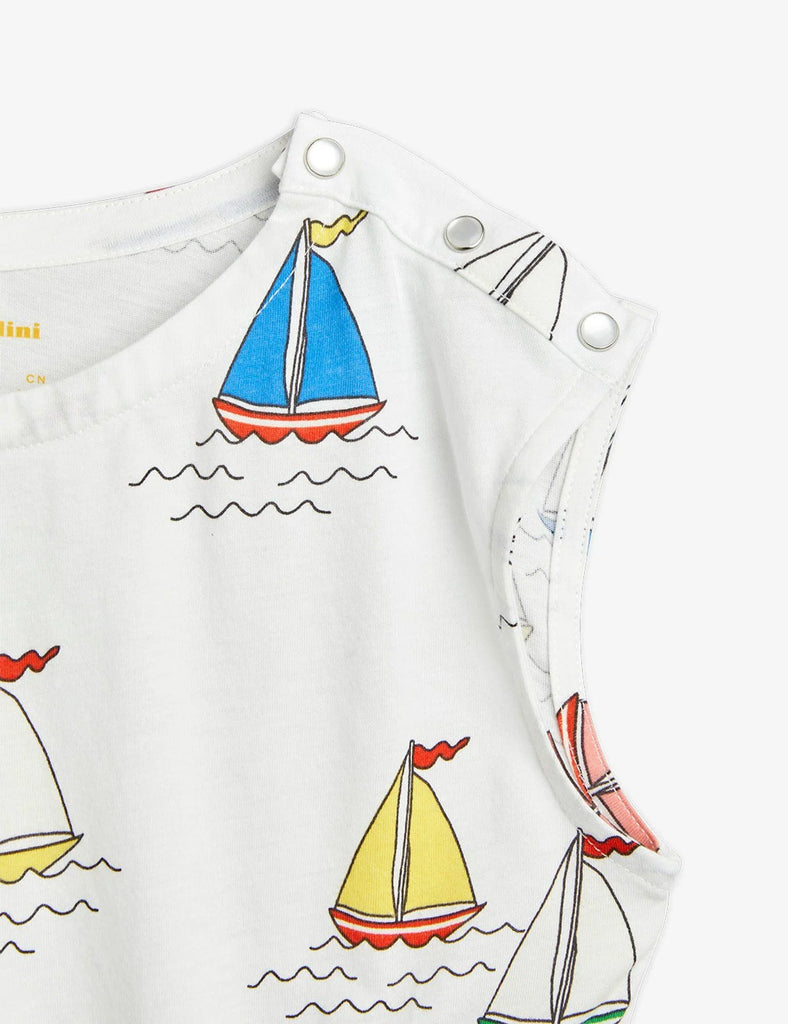 SALE Sailing Boats Playsuit by Mini Rodini