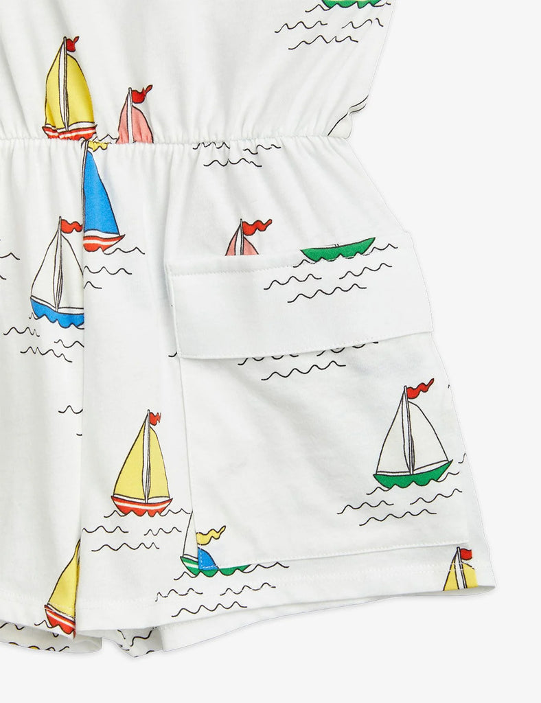 SALE Sailing Boats Playsuit by Mini Rodini