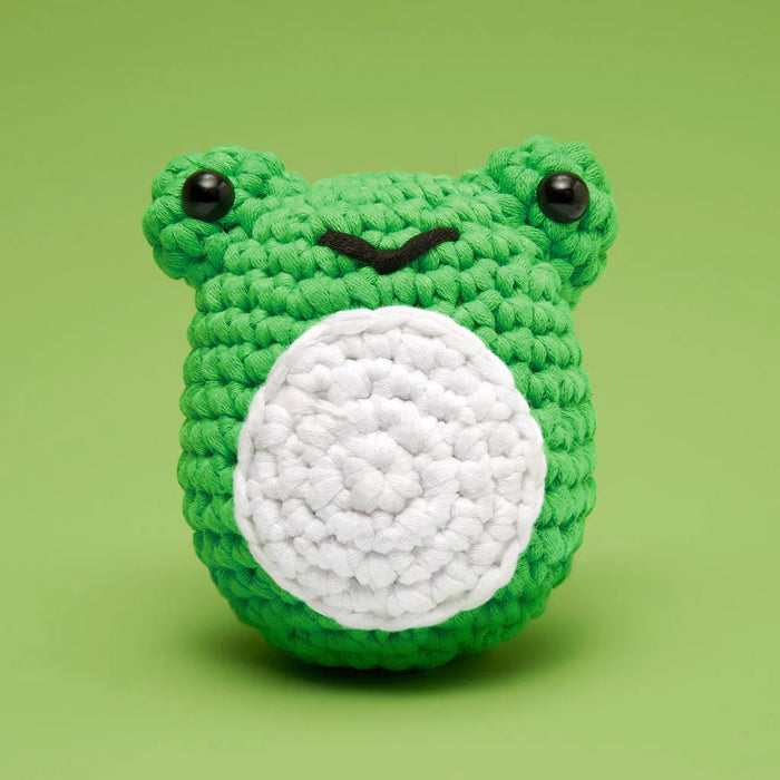 Henri The Frog Beginner Crochet Kit by The Woobles