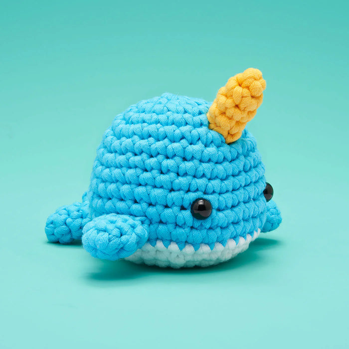 Bjorn The Narwhal Beginner Crochet Kit by The Woobles