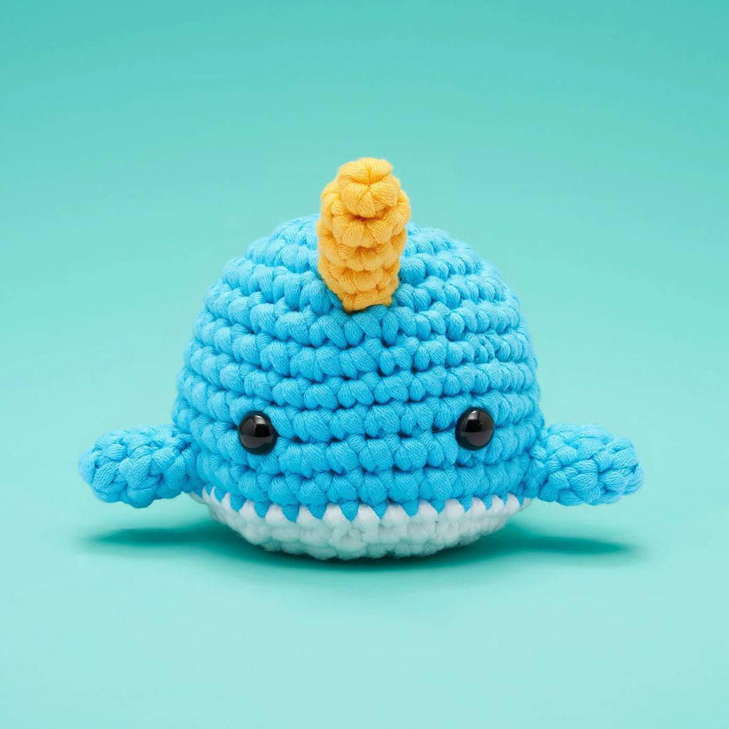 Bjorn The Narwhal Beginner Crochet Kit by The Woobles