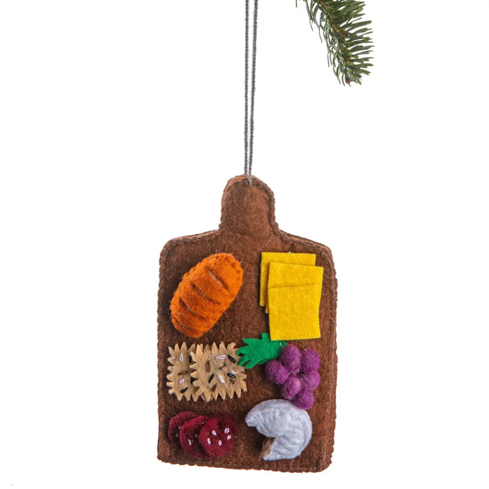 SALE Charcuterie Board Ornament by Silk Road Bazaar