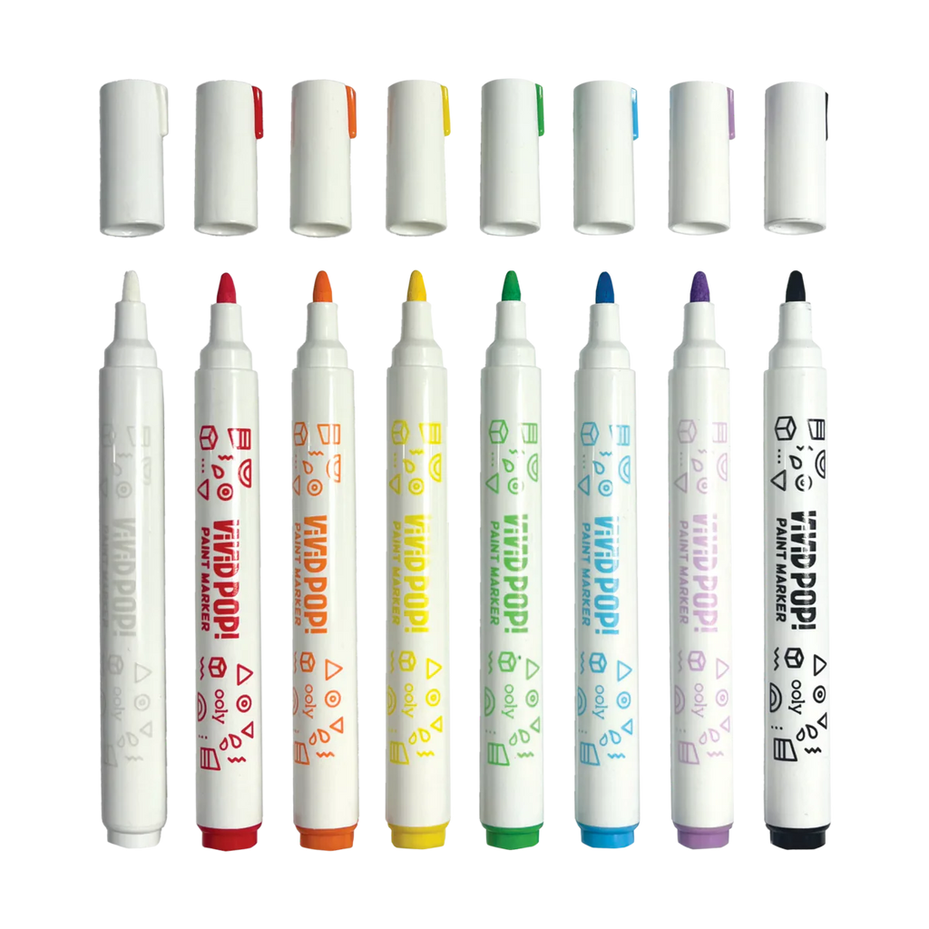 Classic Vivid Pop! Water Based Paint Markers by Ooly