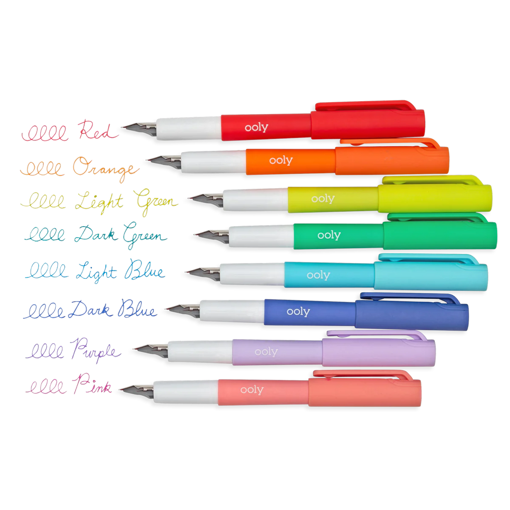 Color Write Fountain Pens by Ooly