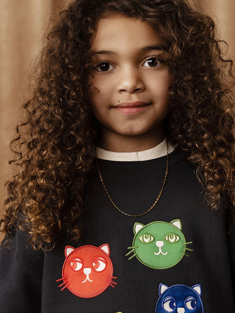 Cool Cats Sweatshirt by Mini Rodini