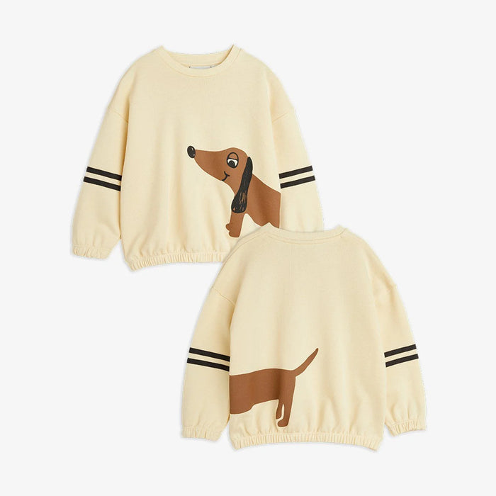 Dog Stripes Sweatshirt by Mini Rodini