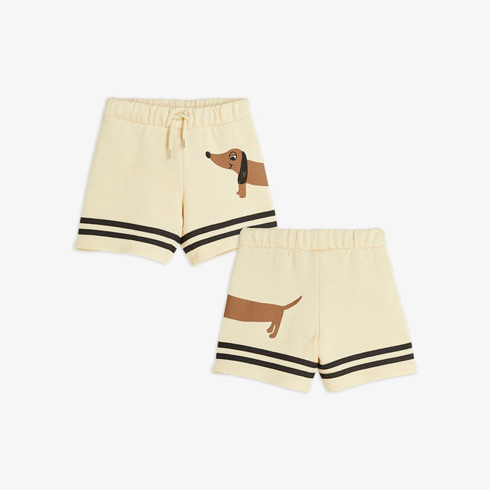 Dog Stripes Sweatshorts by Mini Rodini