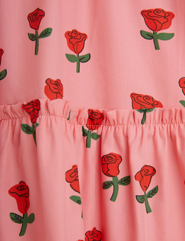 Roses Woven Dress by Mini Rodini