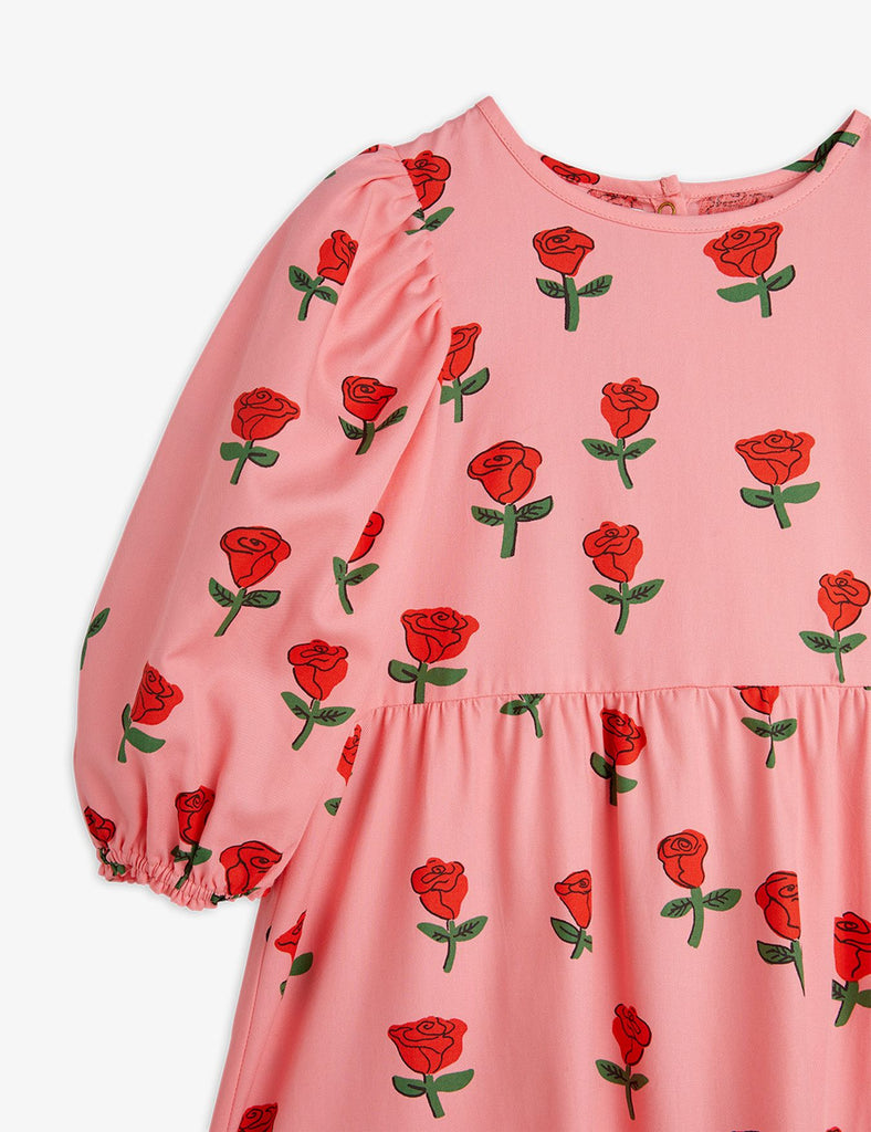 Roses Woven Dress by Mini Rodini