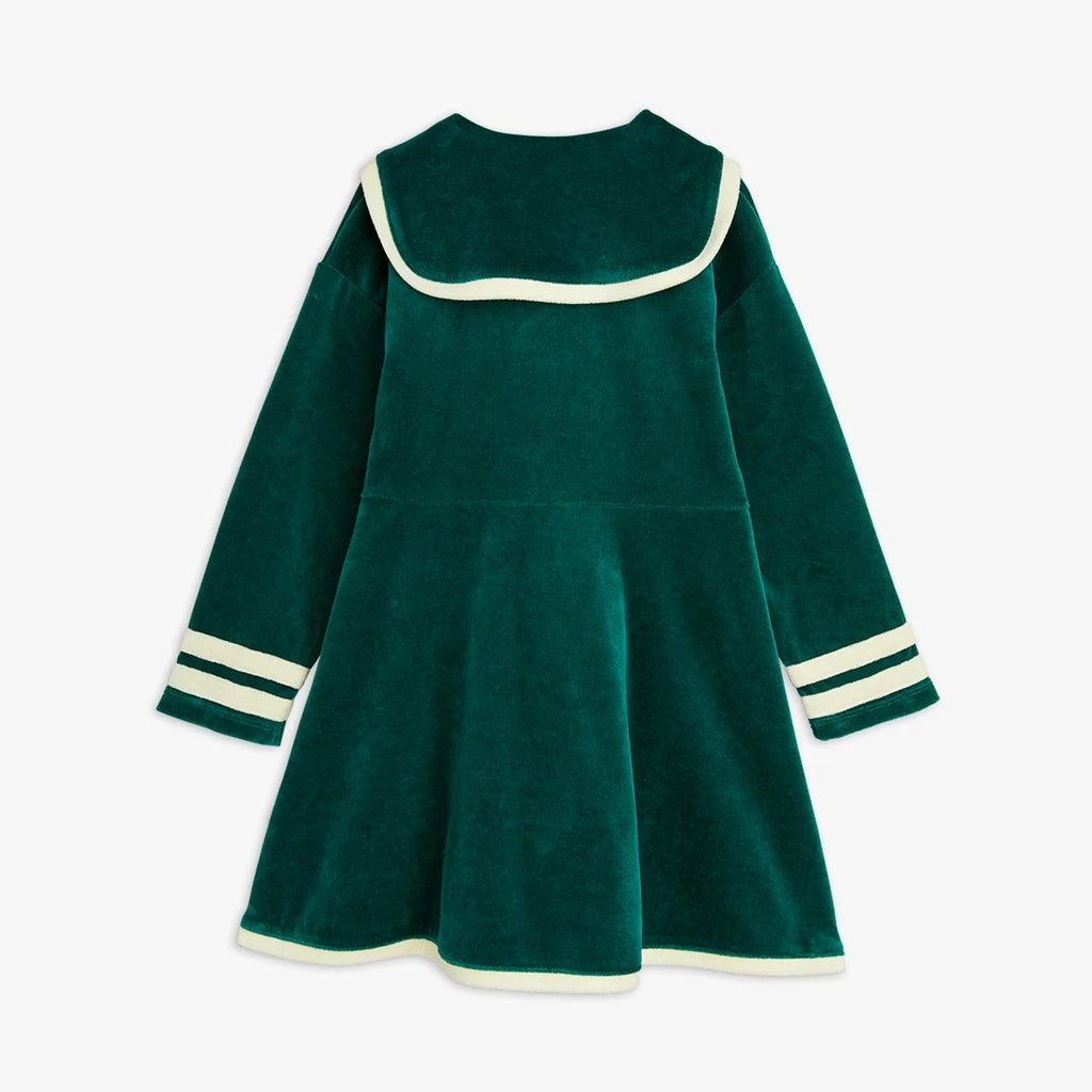 Sailor Velour Dress by Mini Rodini