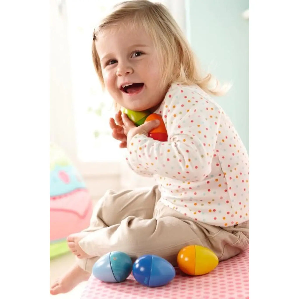 Wooden Musical Eggs by Haba