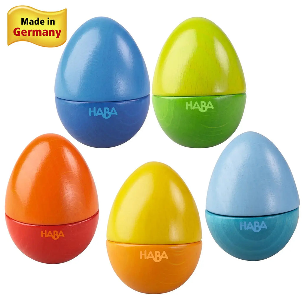 Wooden Musical Eggs by Haba