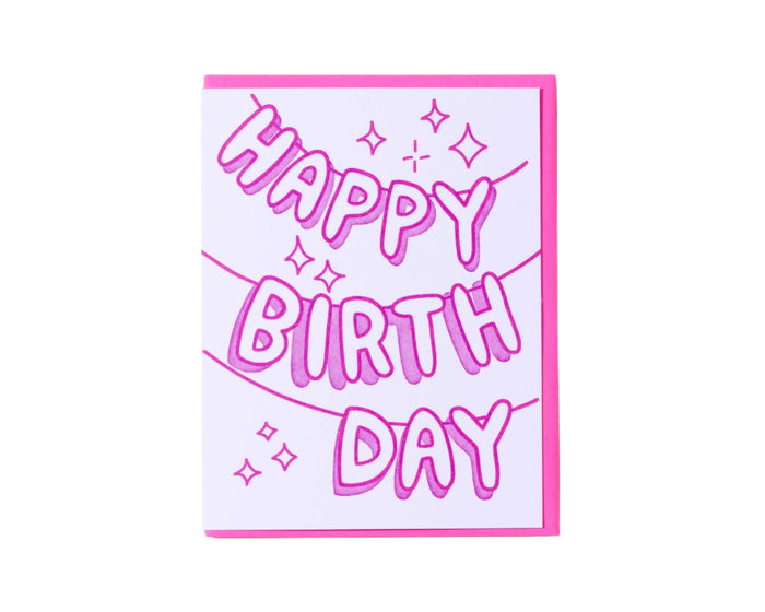 Birthday Banner Card by And Here We Are