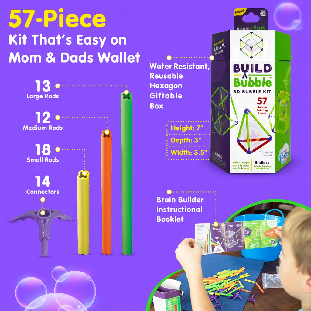 Build-A-Bubble Montessori 3D Bubble Kit by South Beach Bubbles