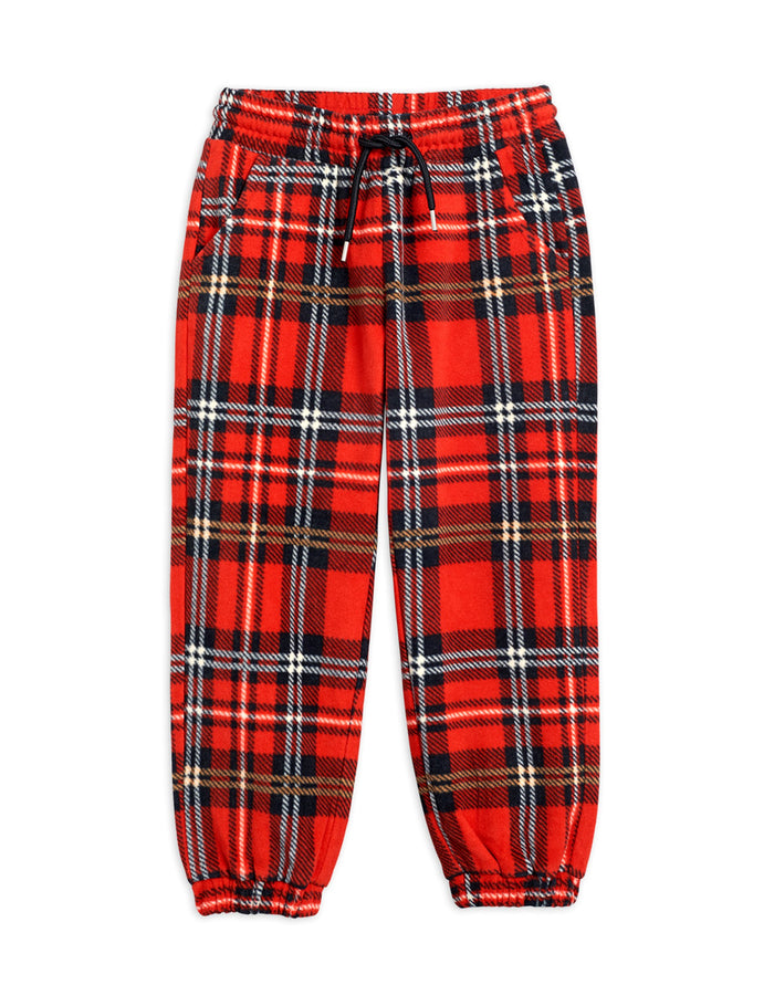 Check Fleece Trousers by Mini Rodini