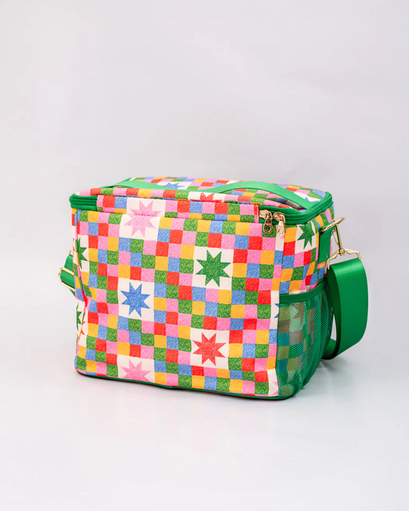 Checker Stars Cooler Bag by ban.dō