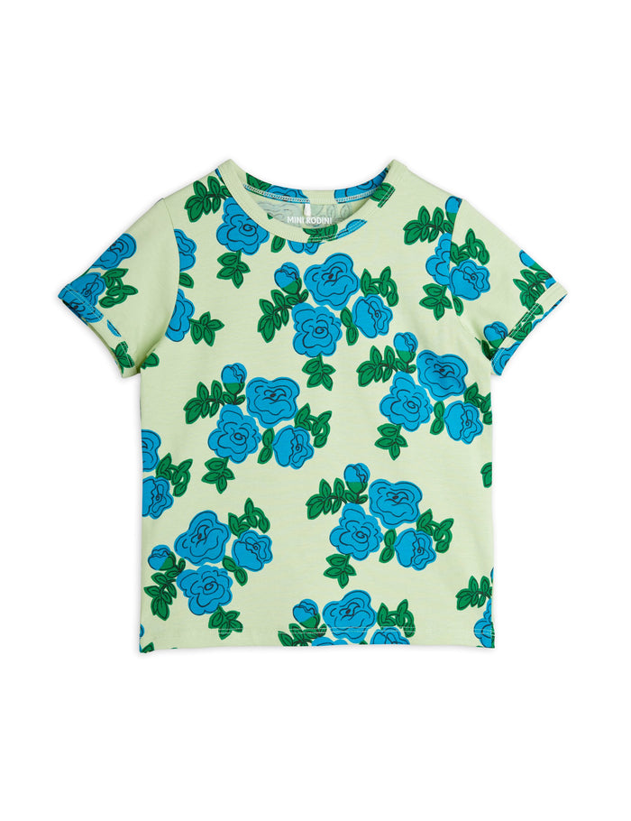 Blue Roses T-Shirt by Mini Rodini