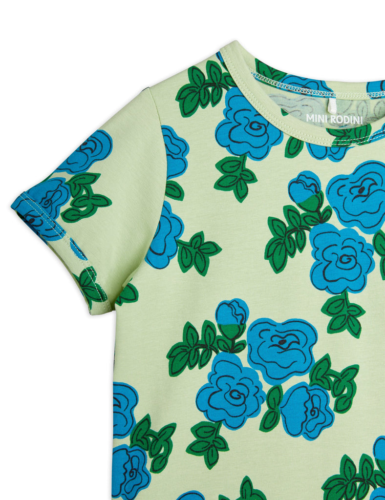 Blue Roses T-Shirt by Mini Rodini