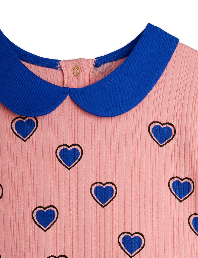 Outlined Heart Dress by Mini Rodini