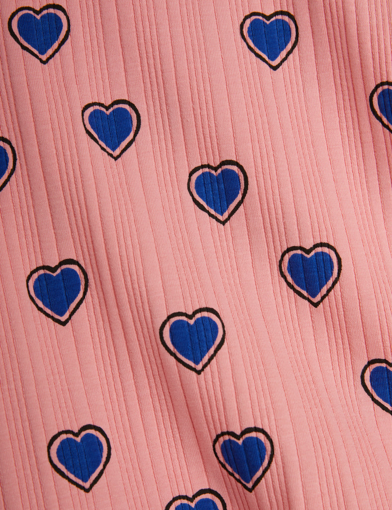 Outlined Heart Dress by Mini Rodini