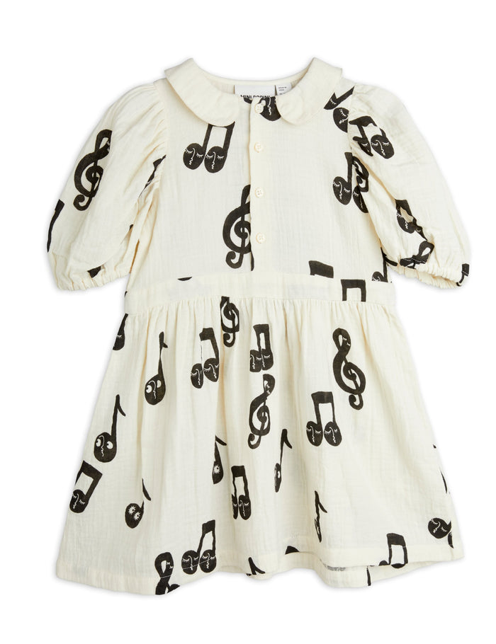 Note Muslin Dress by Mini Rodini