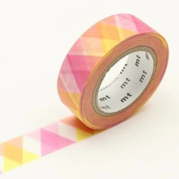 Pink Triangle and Diamond Washi Tape by MT Kamoi Kakoshi