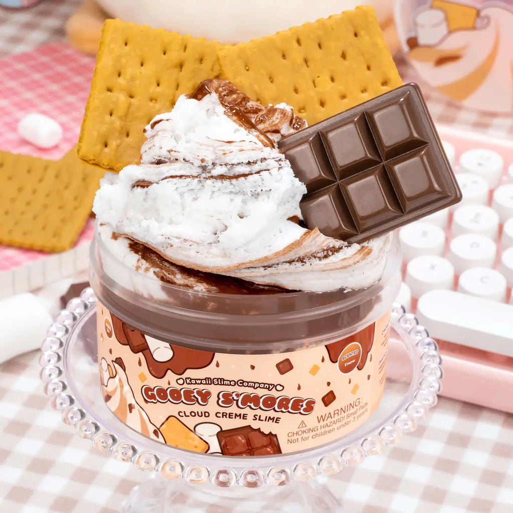 Gooey S'mores Cloud Creme Slime by The Kawaii Company