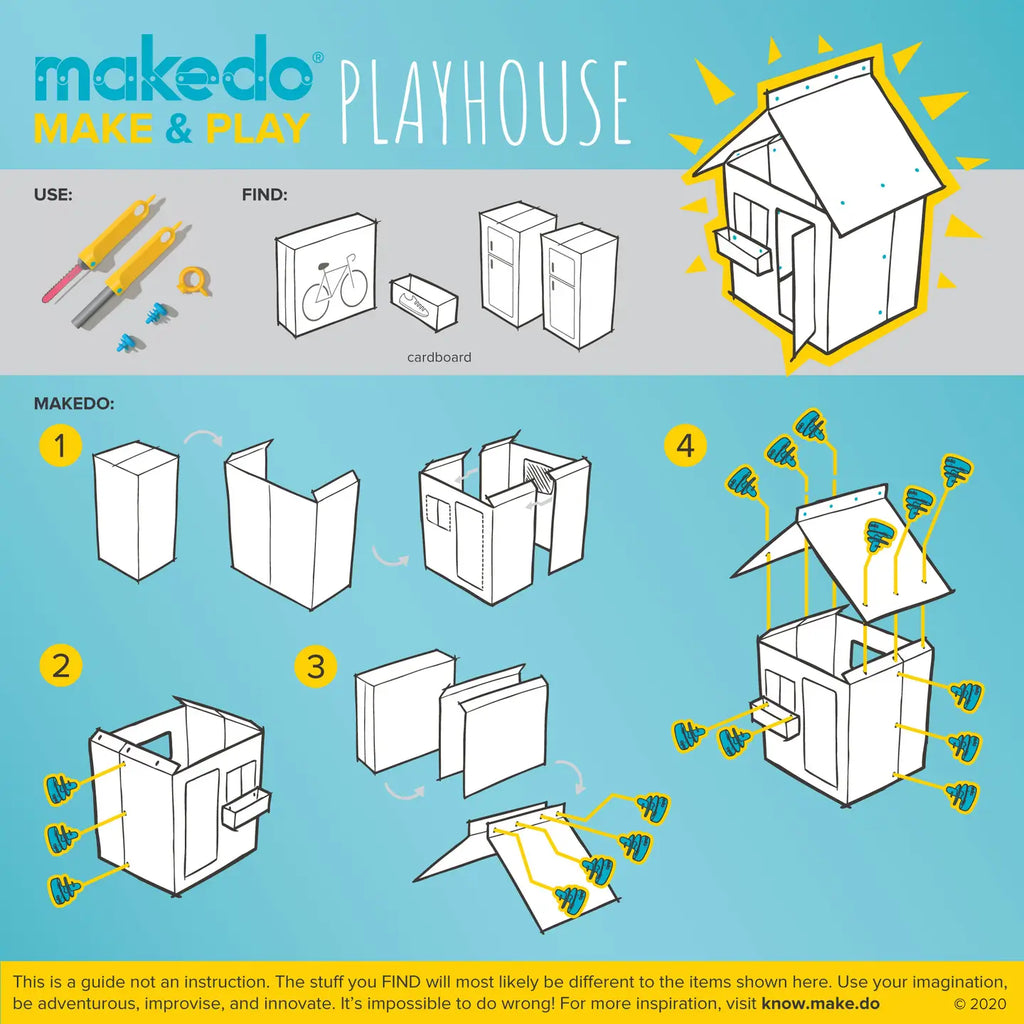 CREATE Cardboard Construction Kit by Makedo USA