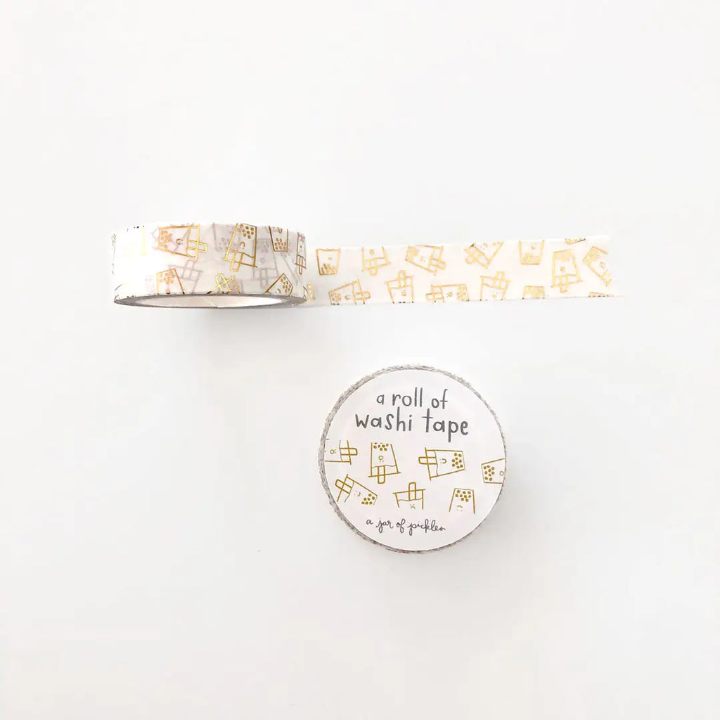 Boba Gold Foil Washi Tape By A Jar Of Pickles – Mochi Kids