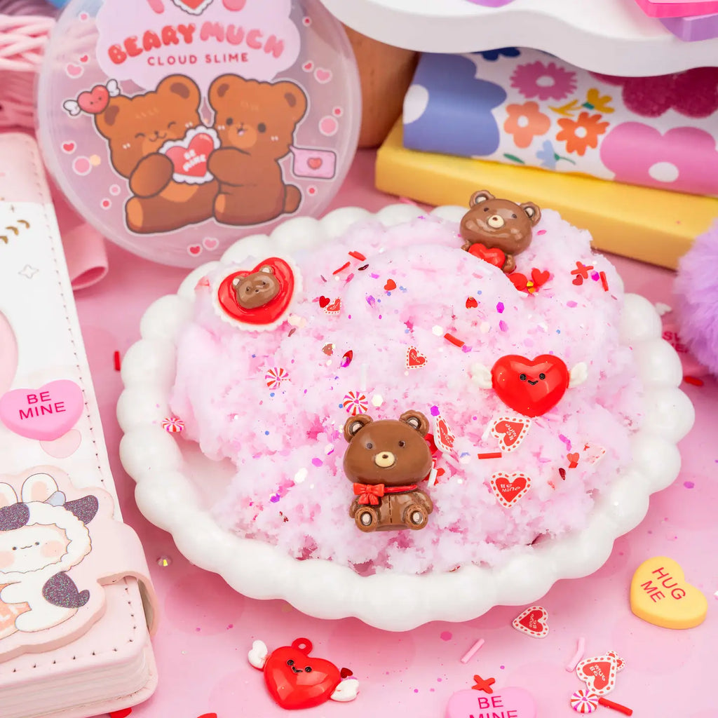 I Love You Beary Much Cloud Slime by The Kawaii Company