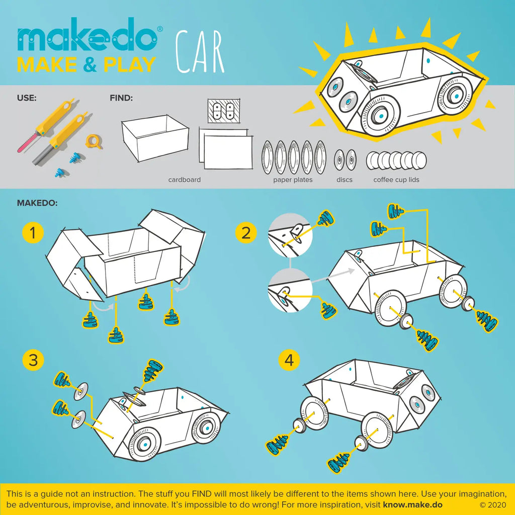 CREATE Cardboard Construction Kit by Makedo USA