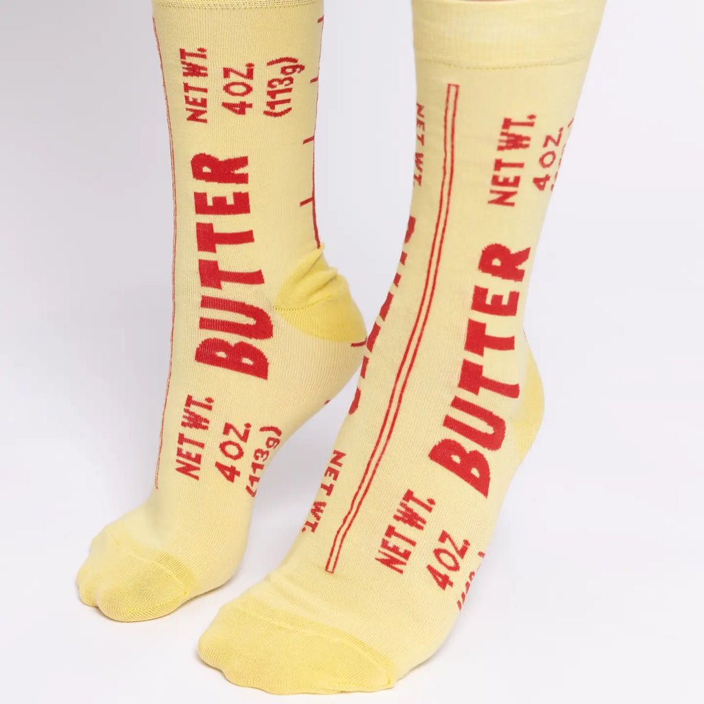 Butter Large Crew Socks by Yellow Owl Workshop