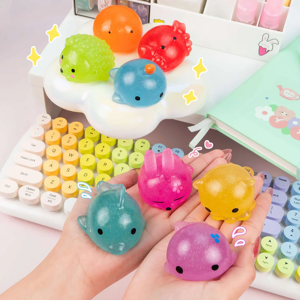 Jumbo Glitter Mochi Squishy  by The Kawaii Company