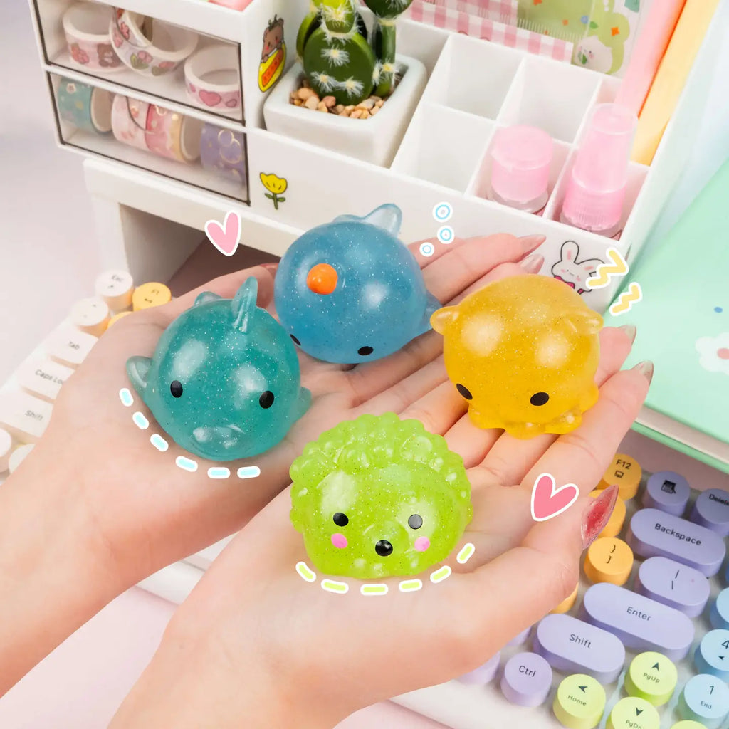 Jumbo Glitter Mochi Squishy  by The Kawaii Company