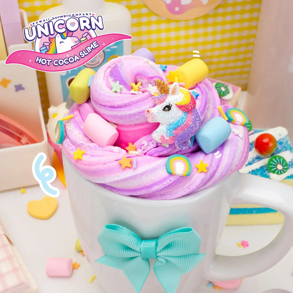 Unicorn Hot Cocoa Butter Slime by The Kawaii Company