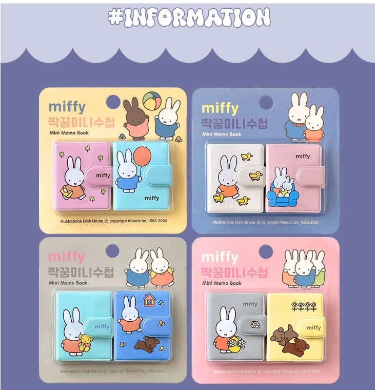 Miffy Mini Memo Notebook by K-Wonderland