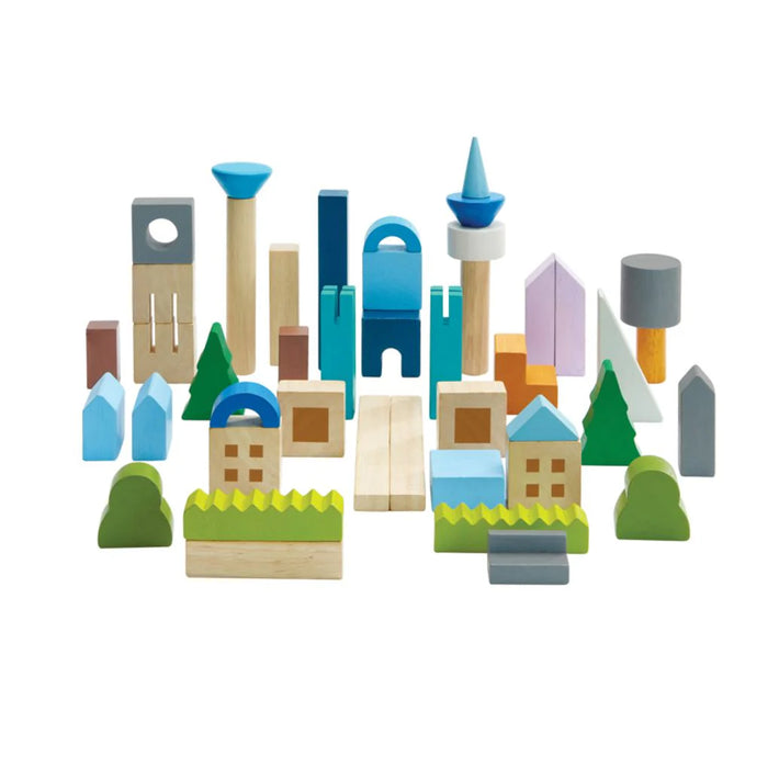 Urban City Blocks by Plan Toys