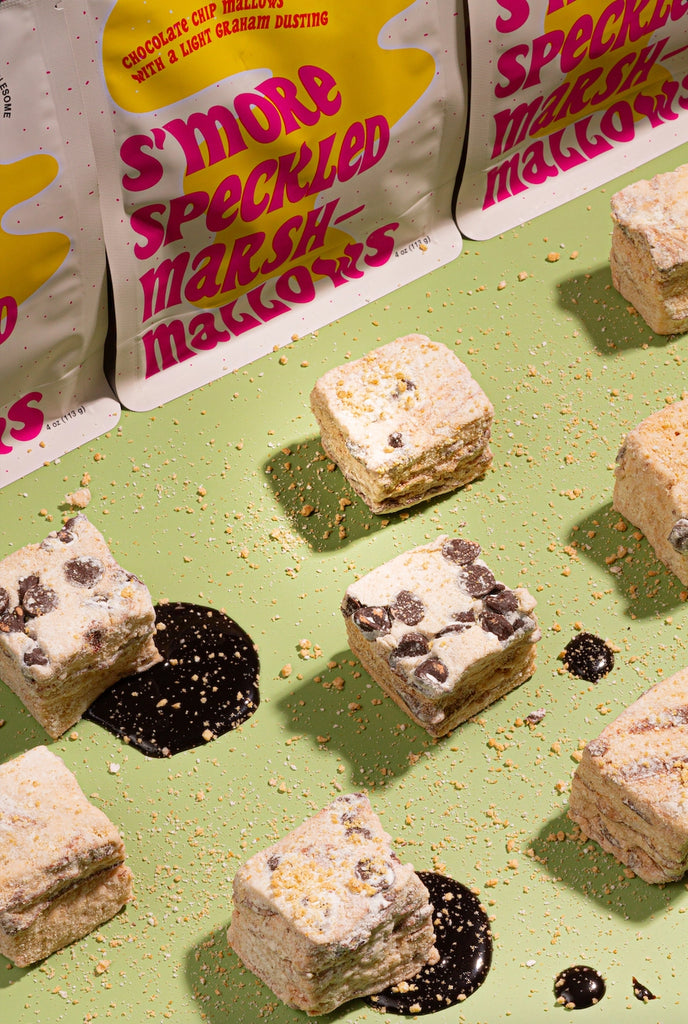 S'more Speckled Marshmallows - Handmade by Mojave Mallows