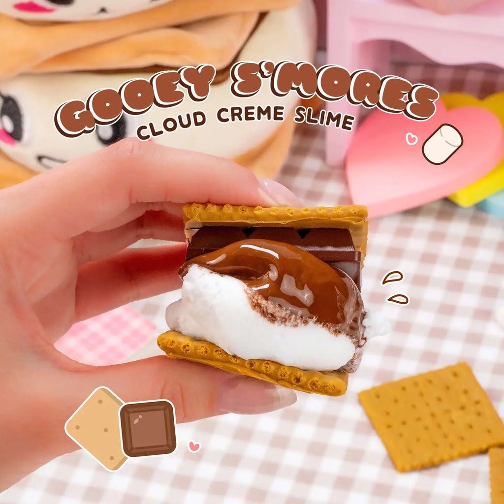 Gooey S'mores Cloud Creme Slime by The Kawaii Company