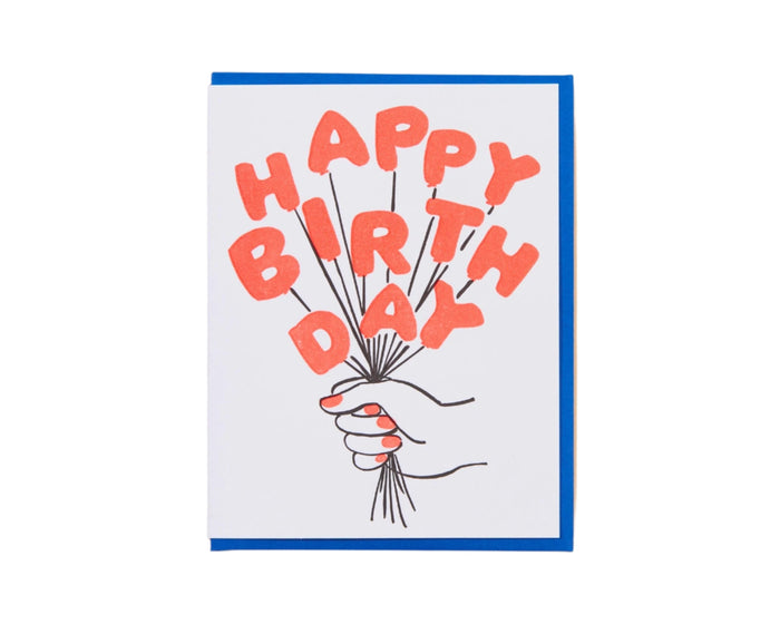 Birthday Balloons Card by And Here We Are