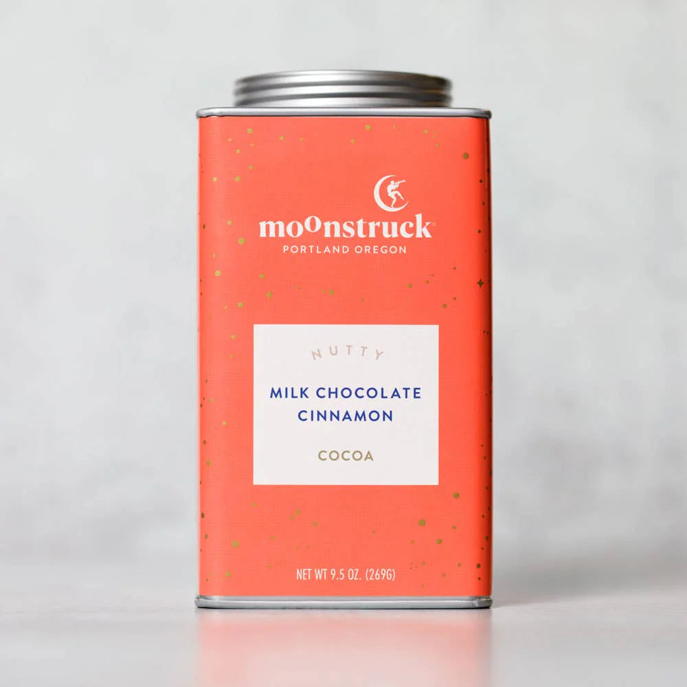 Nutty: Cinnamon Milk Hot Cocoa Tin by Moonstruck Chocolate Co.