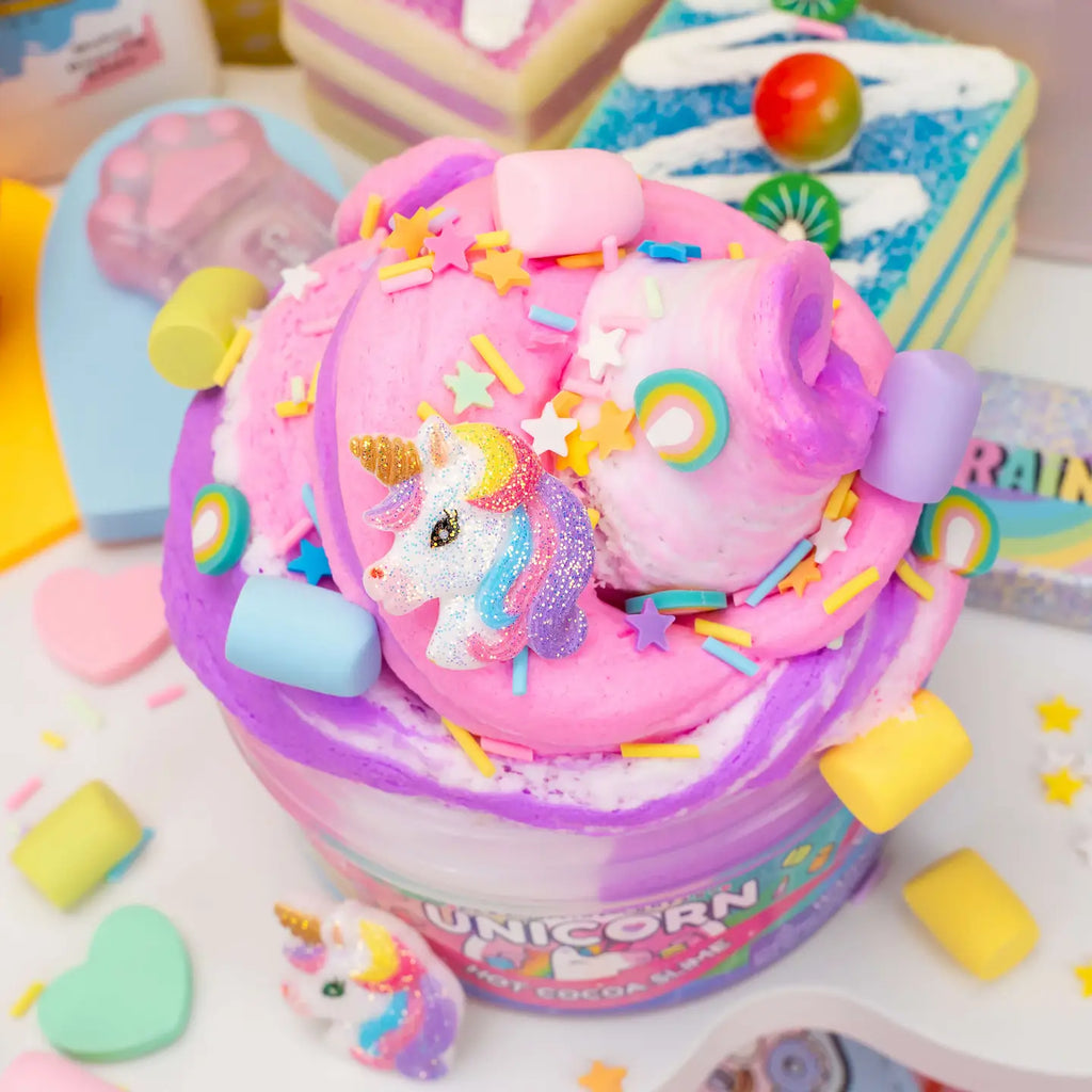 Unicorn Hot Cocoa Butter Slime by The Kawaii Company