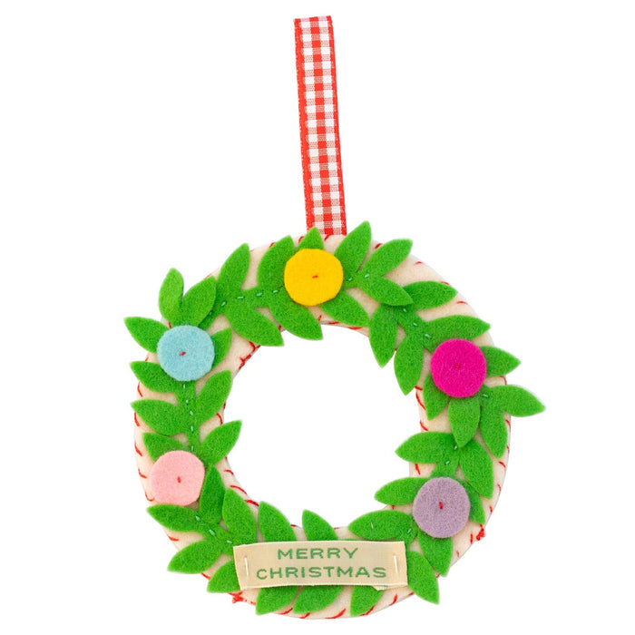 SALE Wreath Felt Kit by Cotton Clara