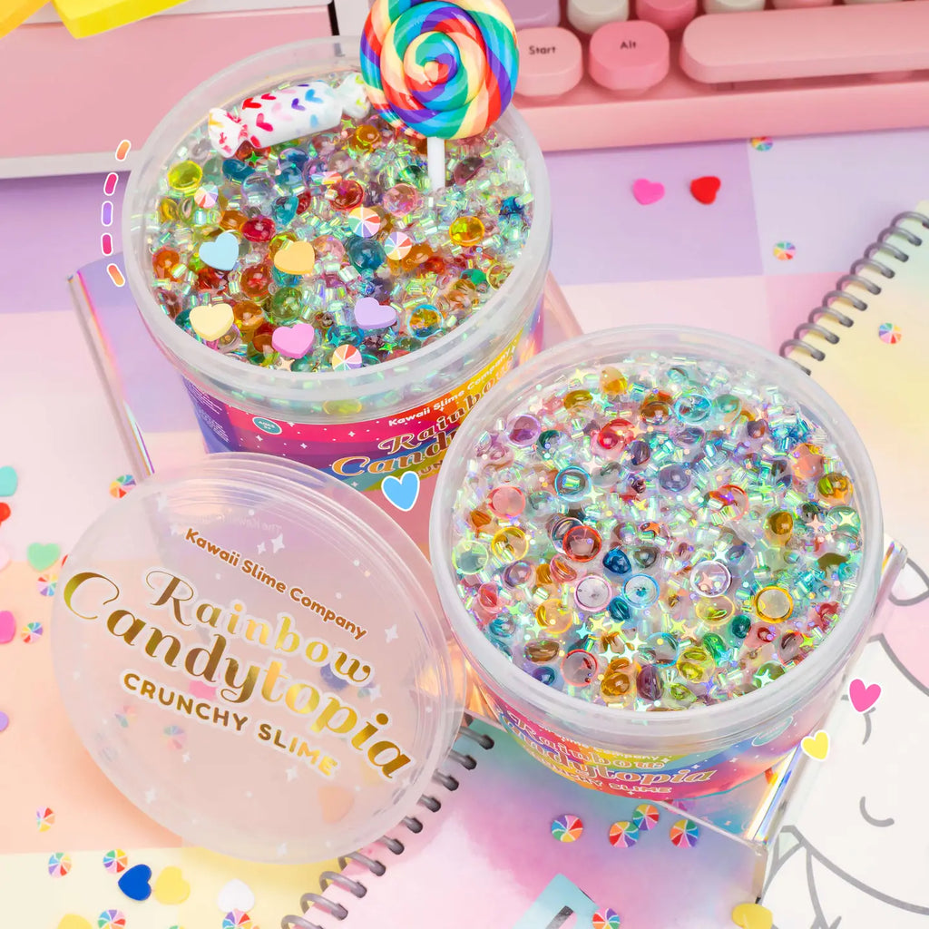 Rainbow Candytopia Crunchy Slime by The Kawaii Company